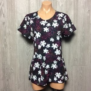 New Beautiful Floral Scrub Top